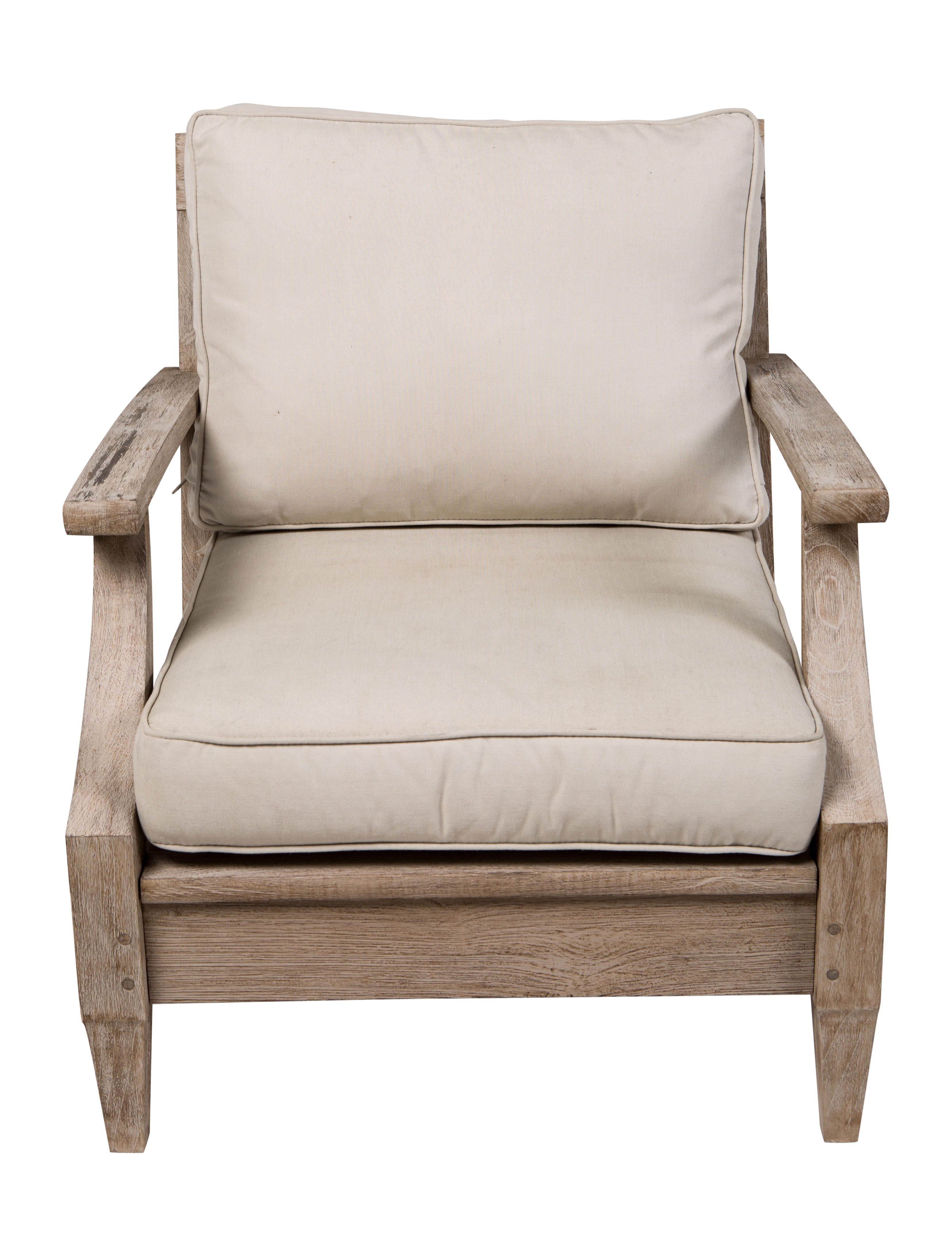 Restoration Hardware Santa Monica Lounge Chair Grey Outdoor