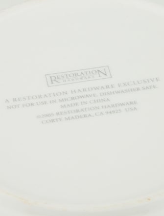 Restoration Hardware Set of 4 Let It Snow Salad Plates