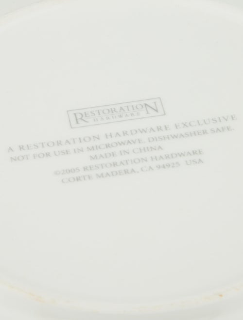 Restoration Hardware Set of 4 Let It Snow Salad Plates