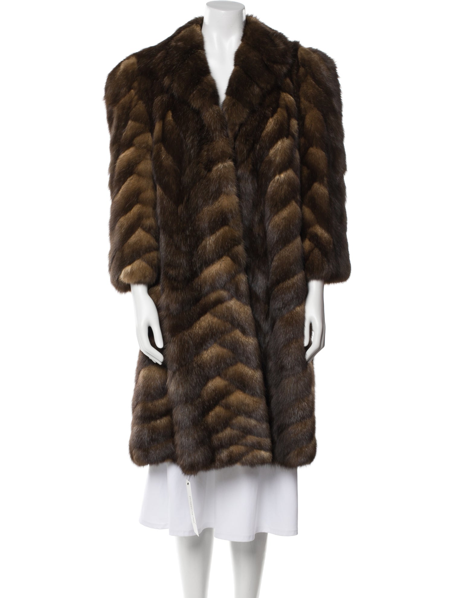 Revillon Furs Vintage Sable Fur Coat
