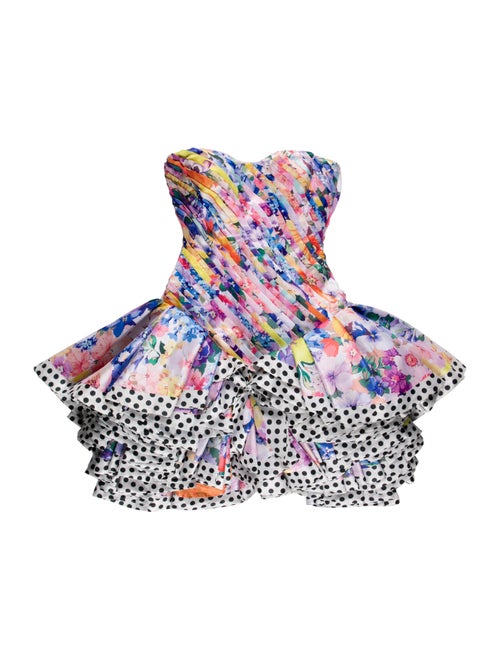 Richard Quinn 2019 Mini Dress w/ Tags Pink