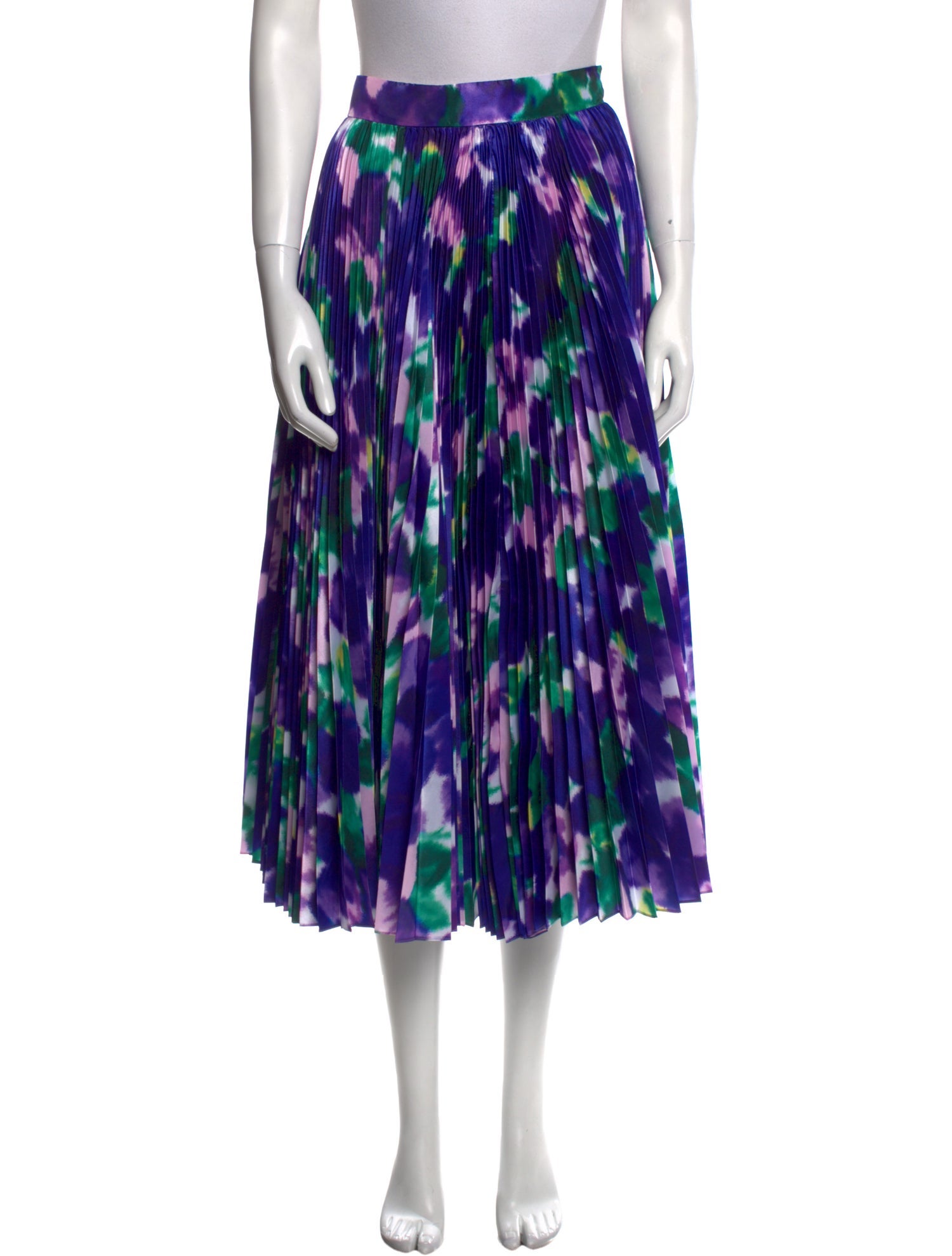 Richard Quinn Printed Midi Length Skirt