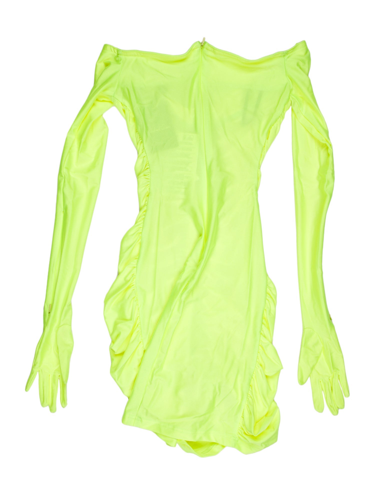 Richard Quinn Cowl Neck Mini Dress