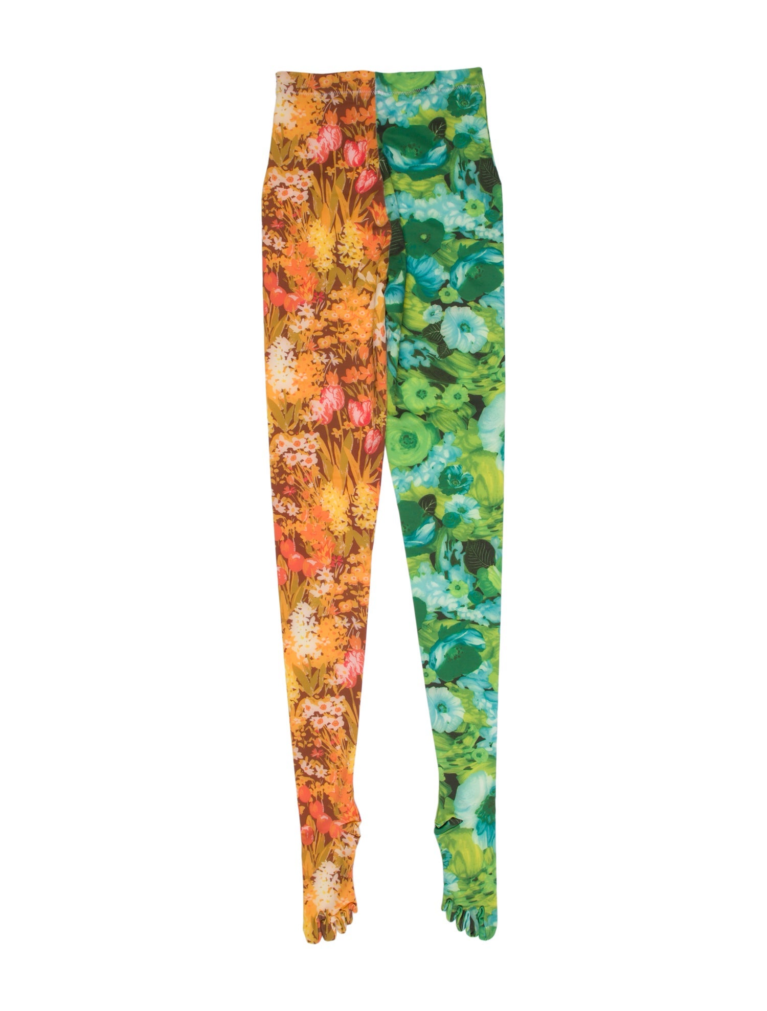 Richard Quinn Floral Print Skinny Leg Pants w/ Tags