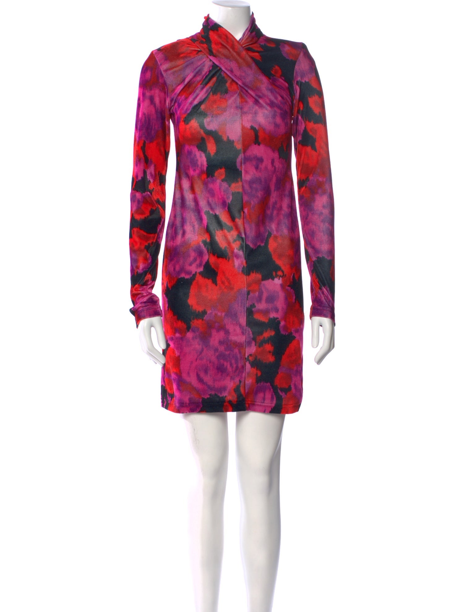 Richard Quinn Printed Mini Dress