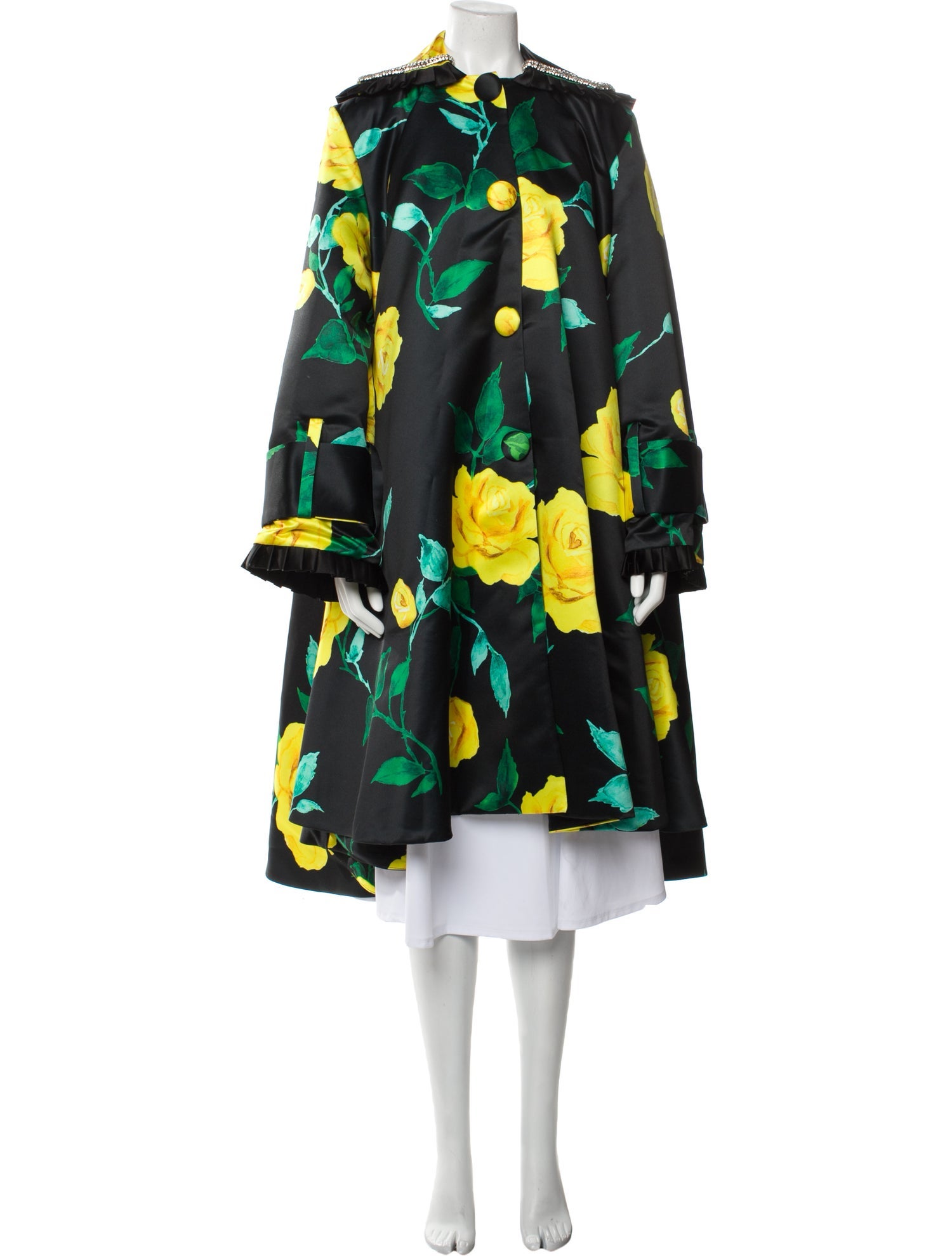 Richard Quinn Printed Trench Coat
