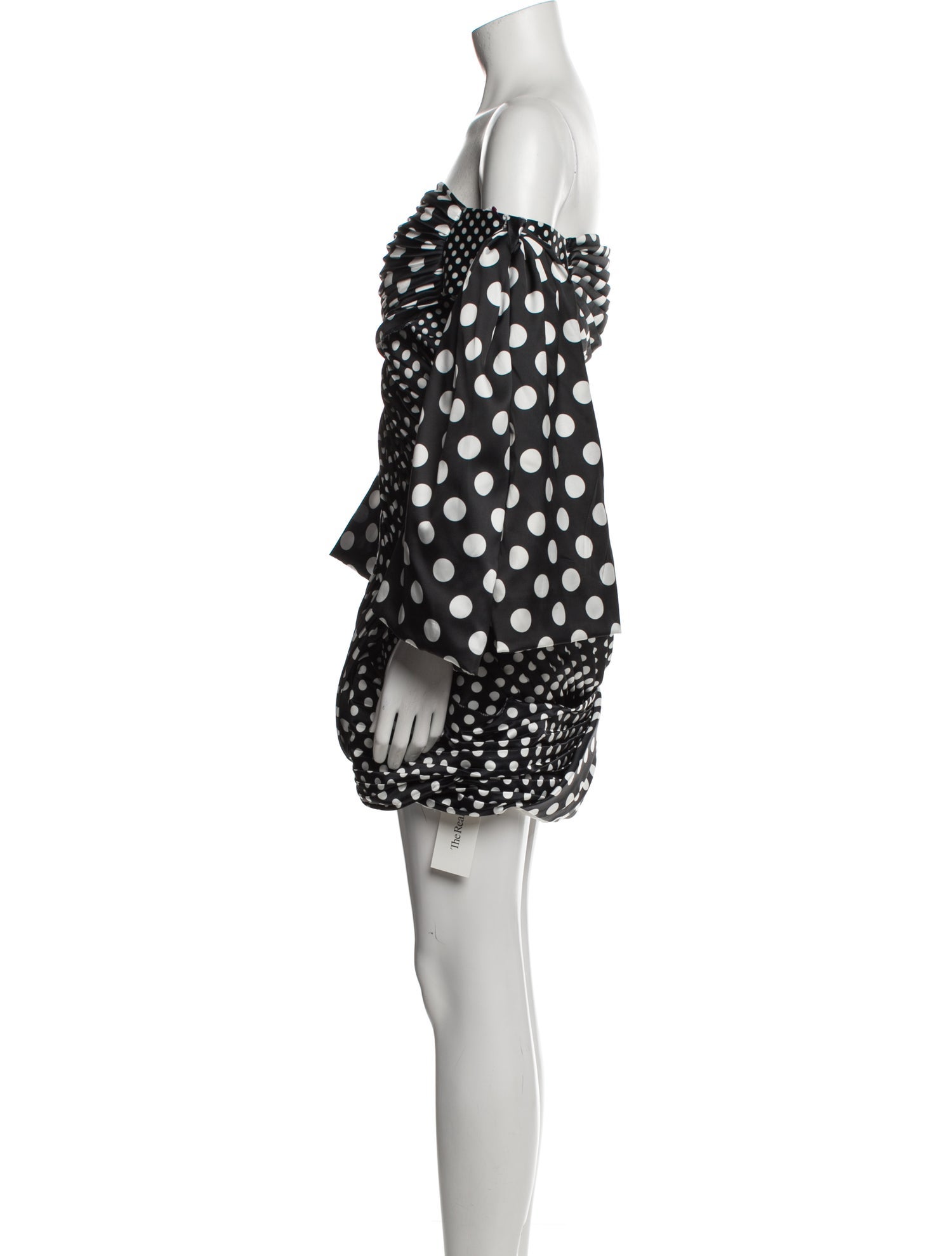 Richard Quinn Polka Dot Print Mini Dress w/ Tags