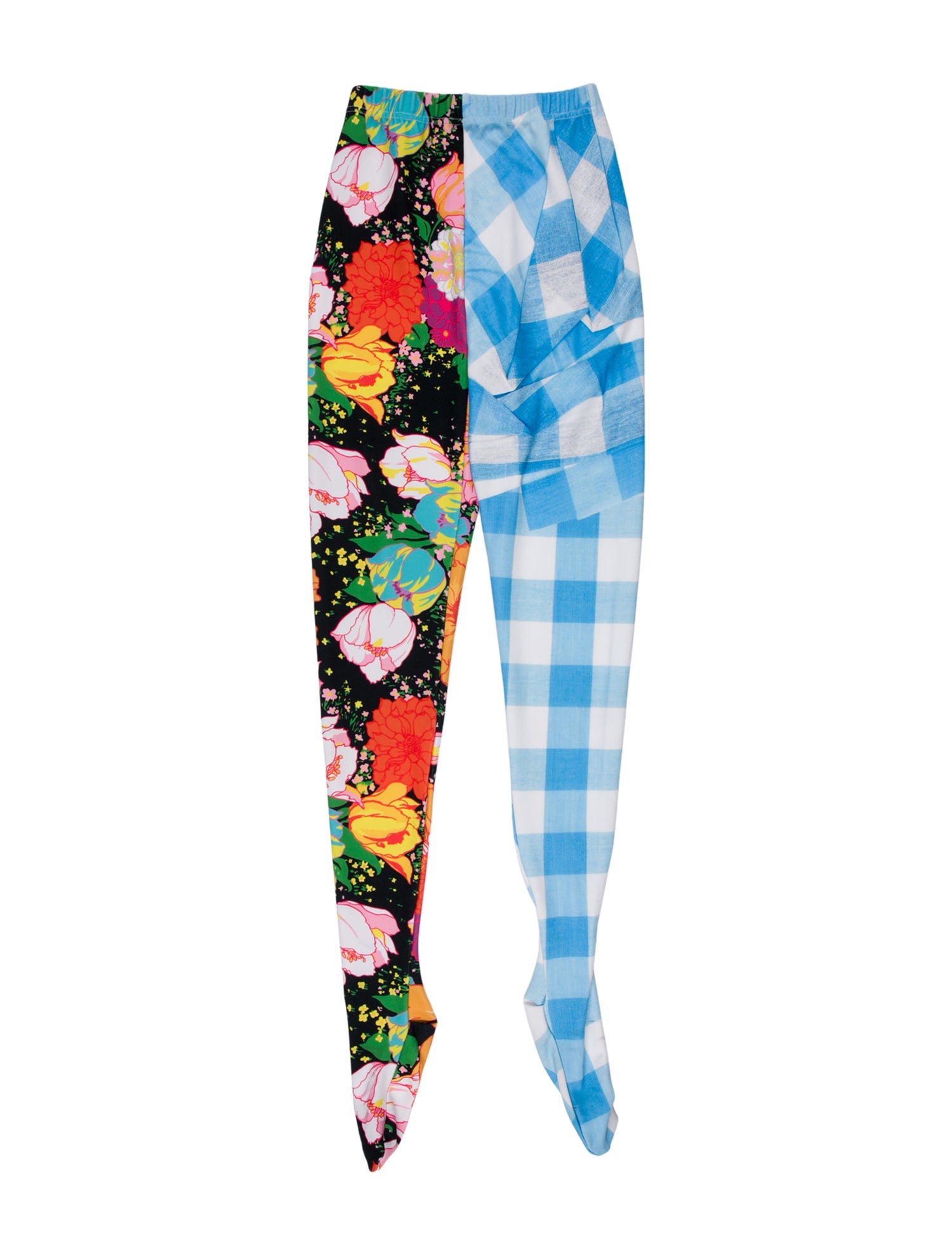 Richard Quinn Patterned Skinny Leg Pants