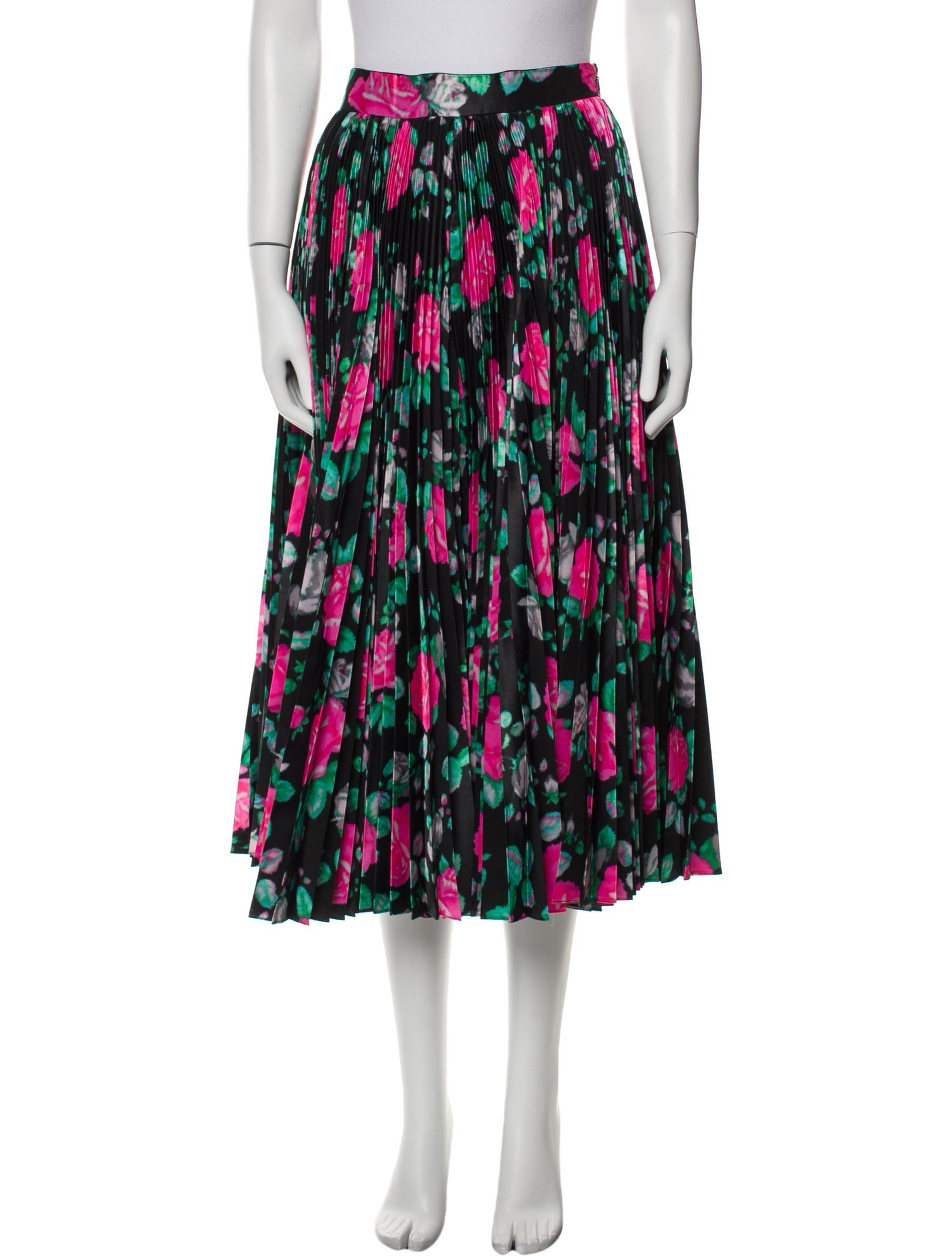 Richard Quinn Floral Print Midi Length Skirt w/ Tags