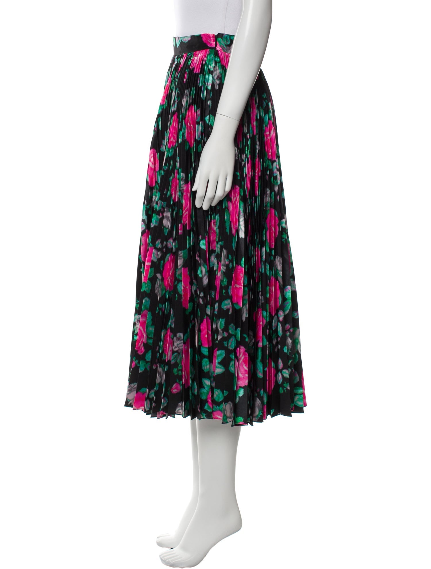 Richard Quinn Floral Print Midi Length Skirt w/ Tags