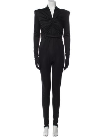 Richard Quinn V-Neck Jumpsuit