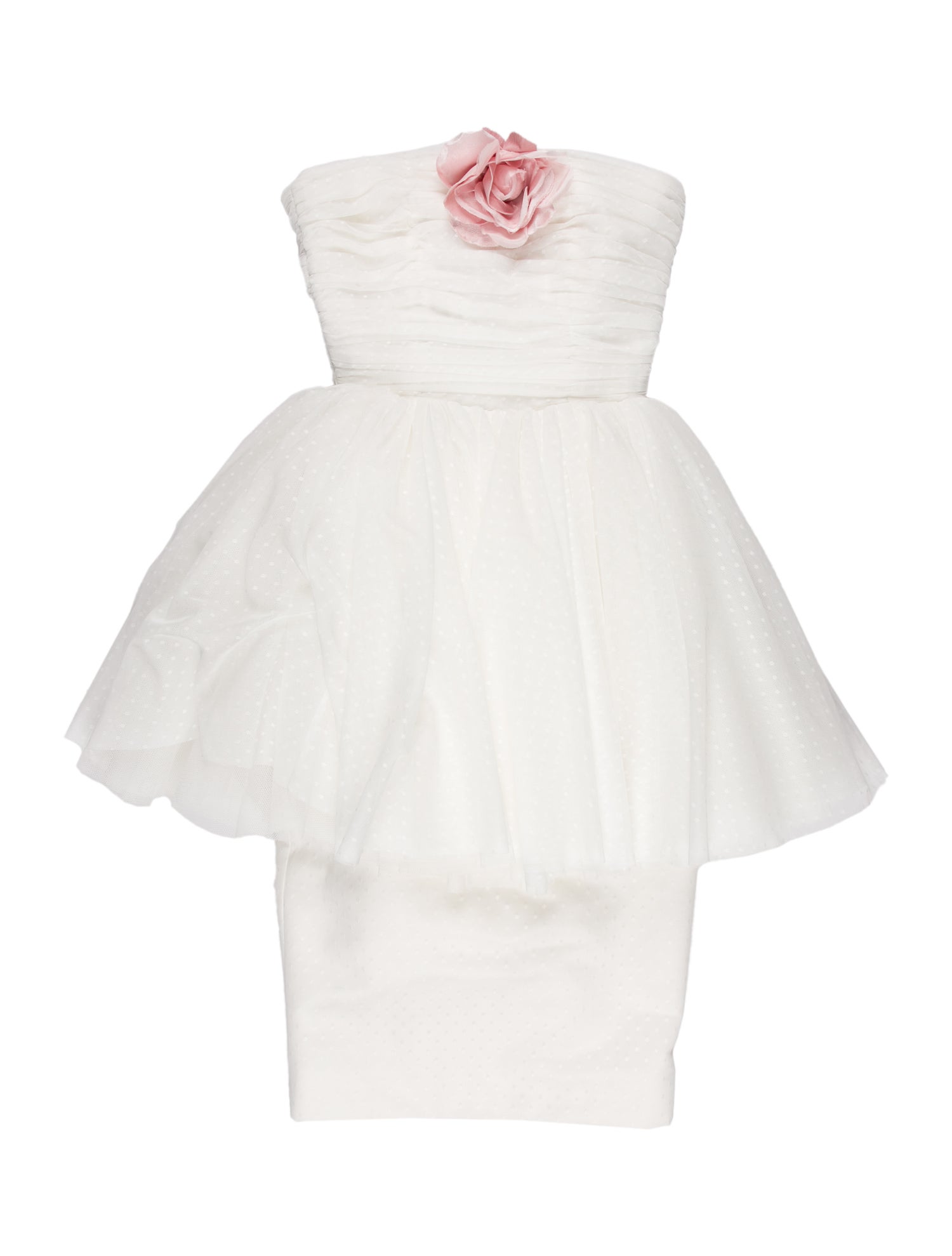 Richard Quinn Strapless Mini Dress w/ Tags