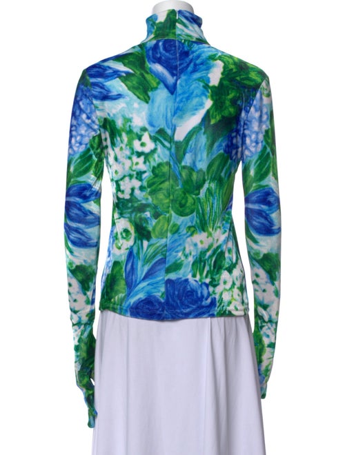 Richard Quinn Printed Turtleneck Sweatshirt
