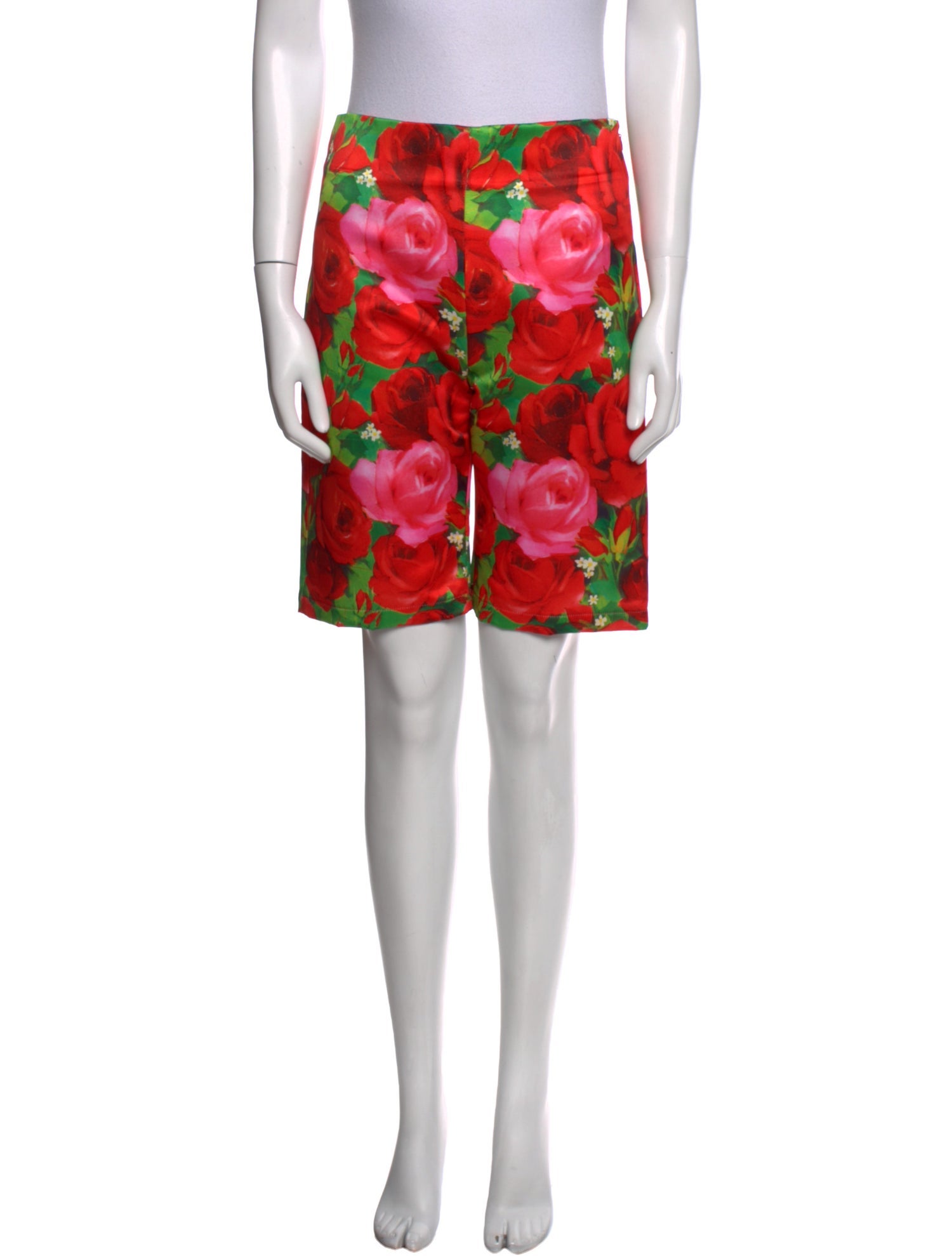 Richard Quinn Floral Print Knee-Length Shorts