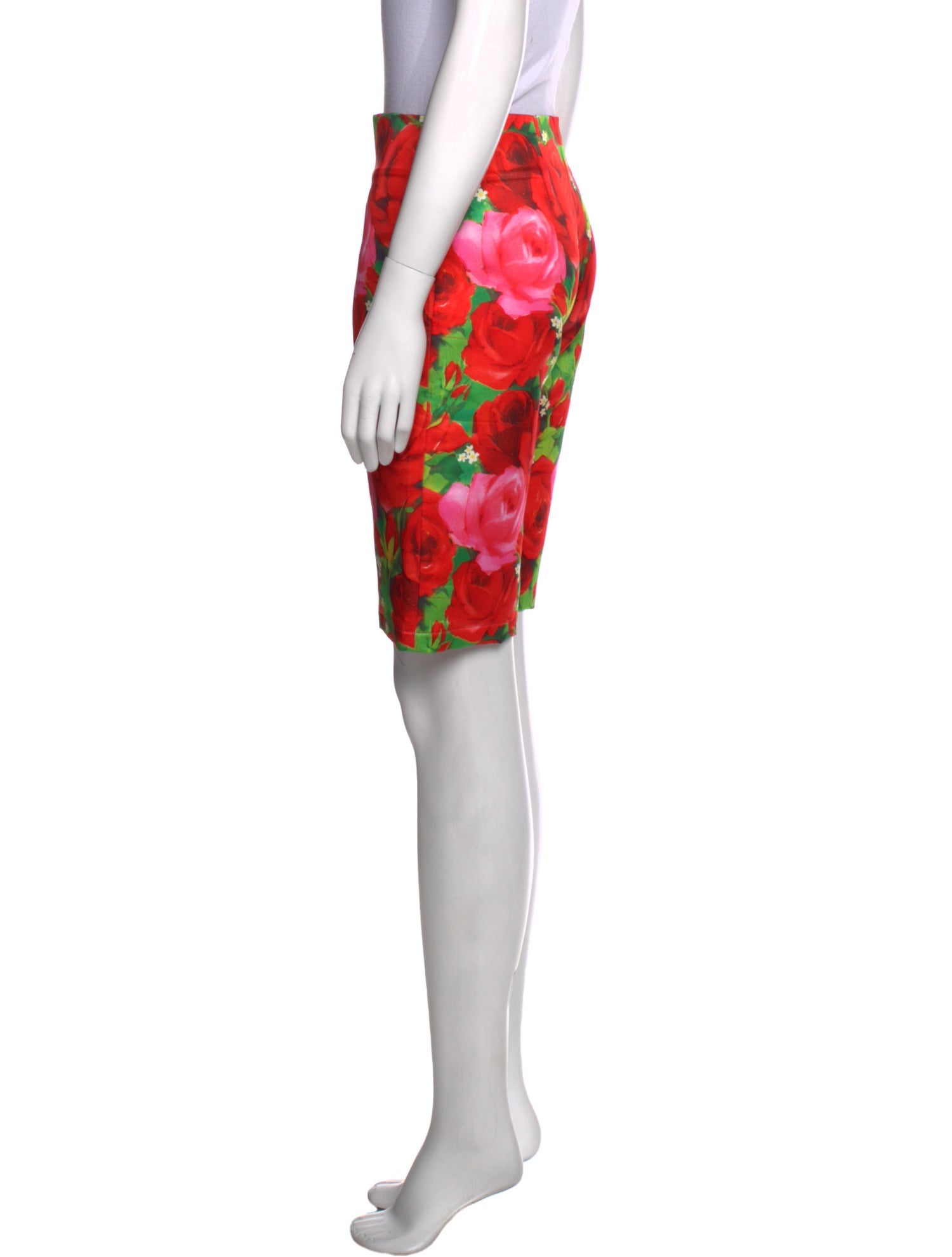Richard Quinn Floral Print Knee-Length Shorts