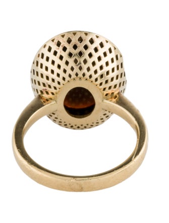 Ray Griffiths 18K Opal & Diamond Cocktail Ring