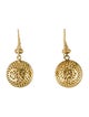 Ray Griffiths 18K Diamond Crownwork Drop Earrings