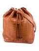 Rhonda Ochs Crocodile Bucket Bag