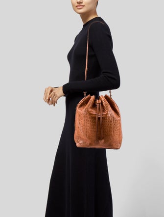 Rhonda Ochs Crocodile Bucket Bag