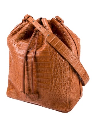 Rhonda Ochs Crocodile Bucket Bag