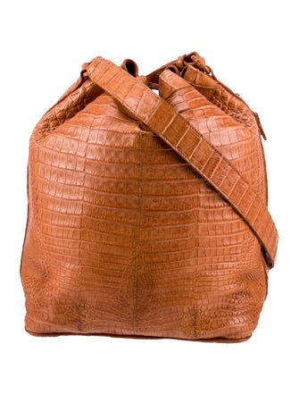 Rhonda Ochs Crocodile Bucket Bag