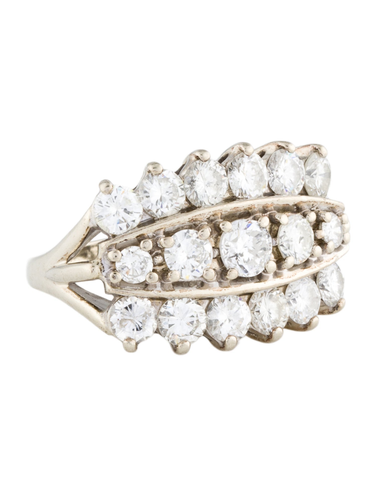 Herbert Rosenthal 14K 2.79ctw Diamond Cocktail Ring