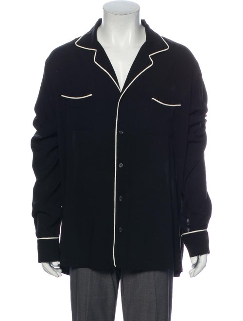 Rhude Pajama Long Sleeve Shirt Black