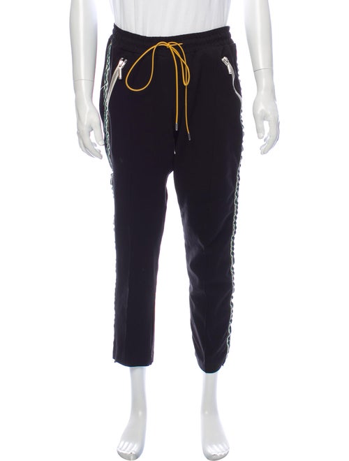 Rhude Striped Pants Black