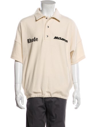 RHUDE McLaren Graphic Print Polo Shirt