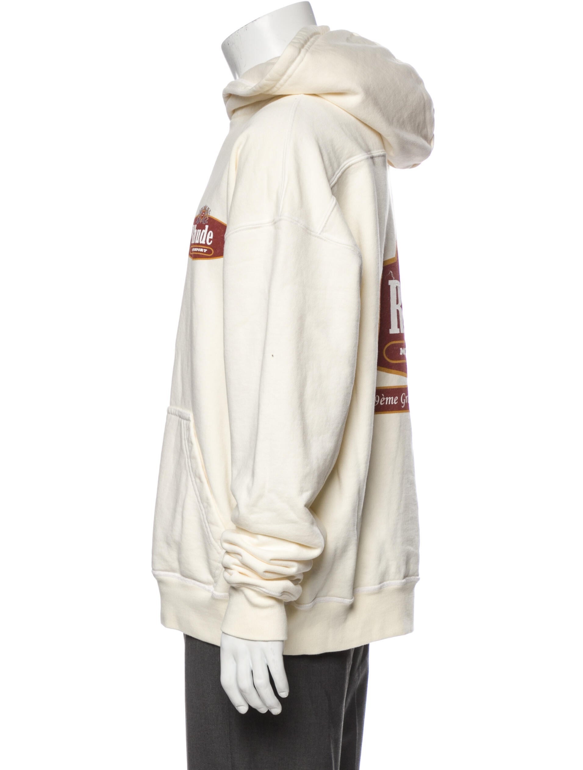 RHUDE Graphic Print Crew Neck Hoodie