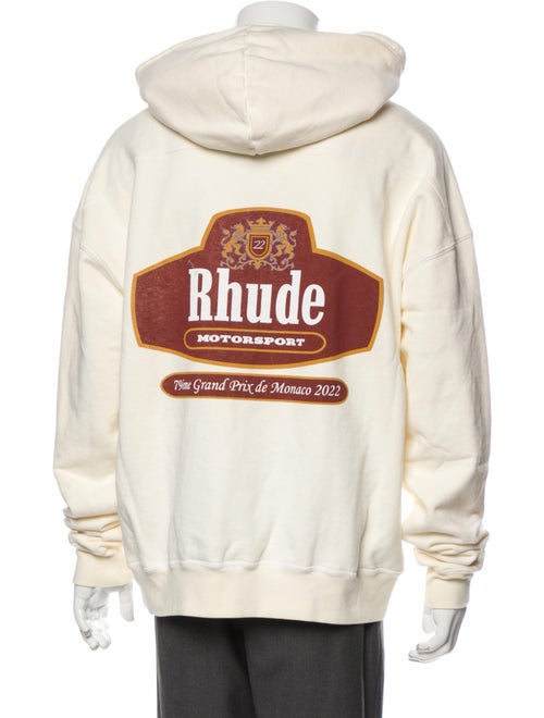 RHUDE Graphic Print Crew Neck Hoodie