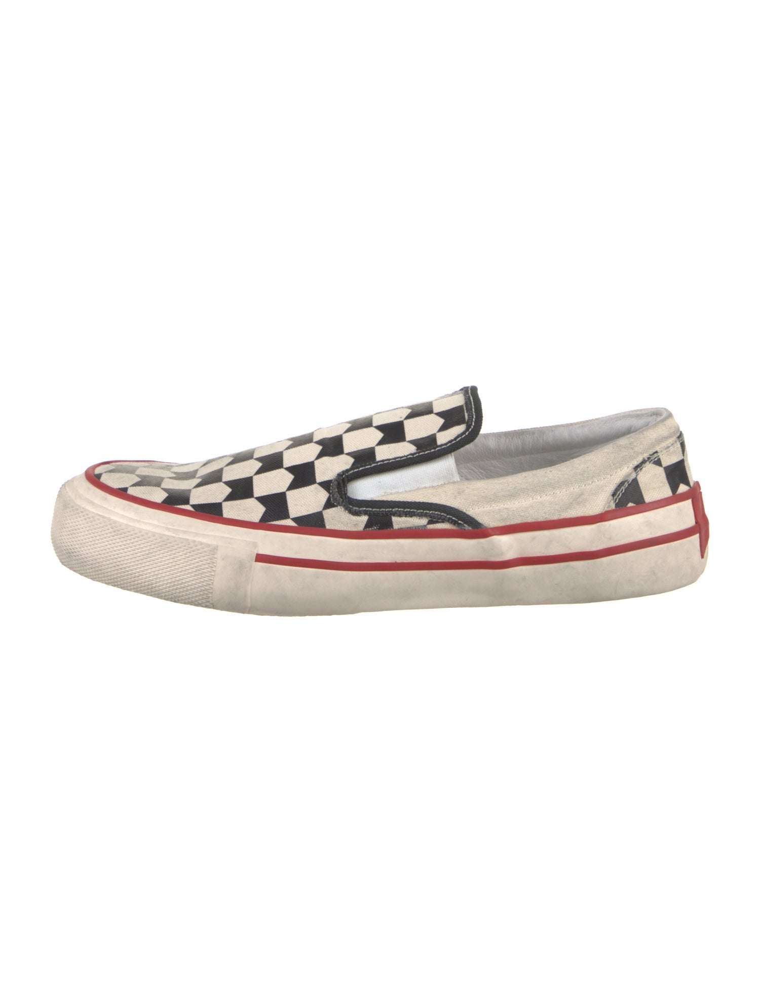 RHUDE Canvas Printed Sneakers Neutrals Sneakers, Shoes RHUDE26776