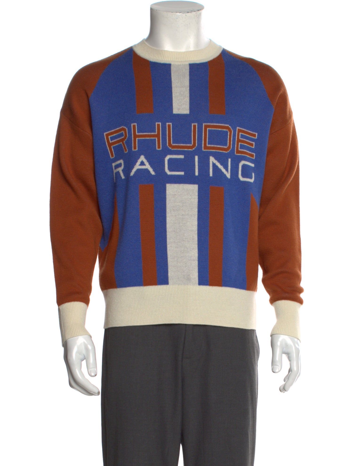 RHUDE Printed Crew Neck Cardigan