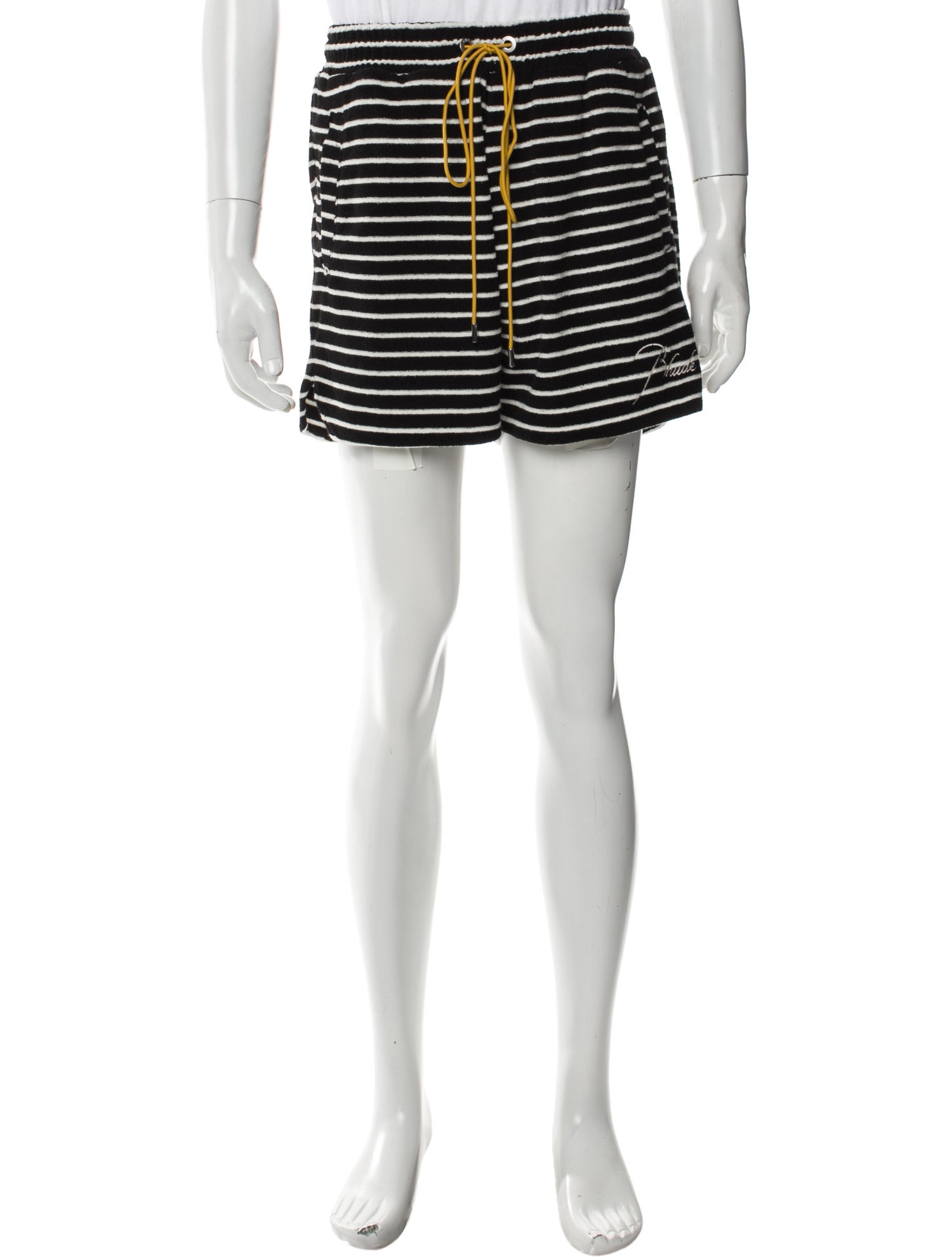 RHUDE Striped Jogger Shorts