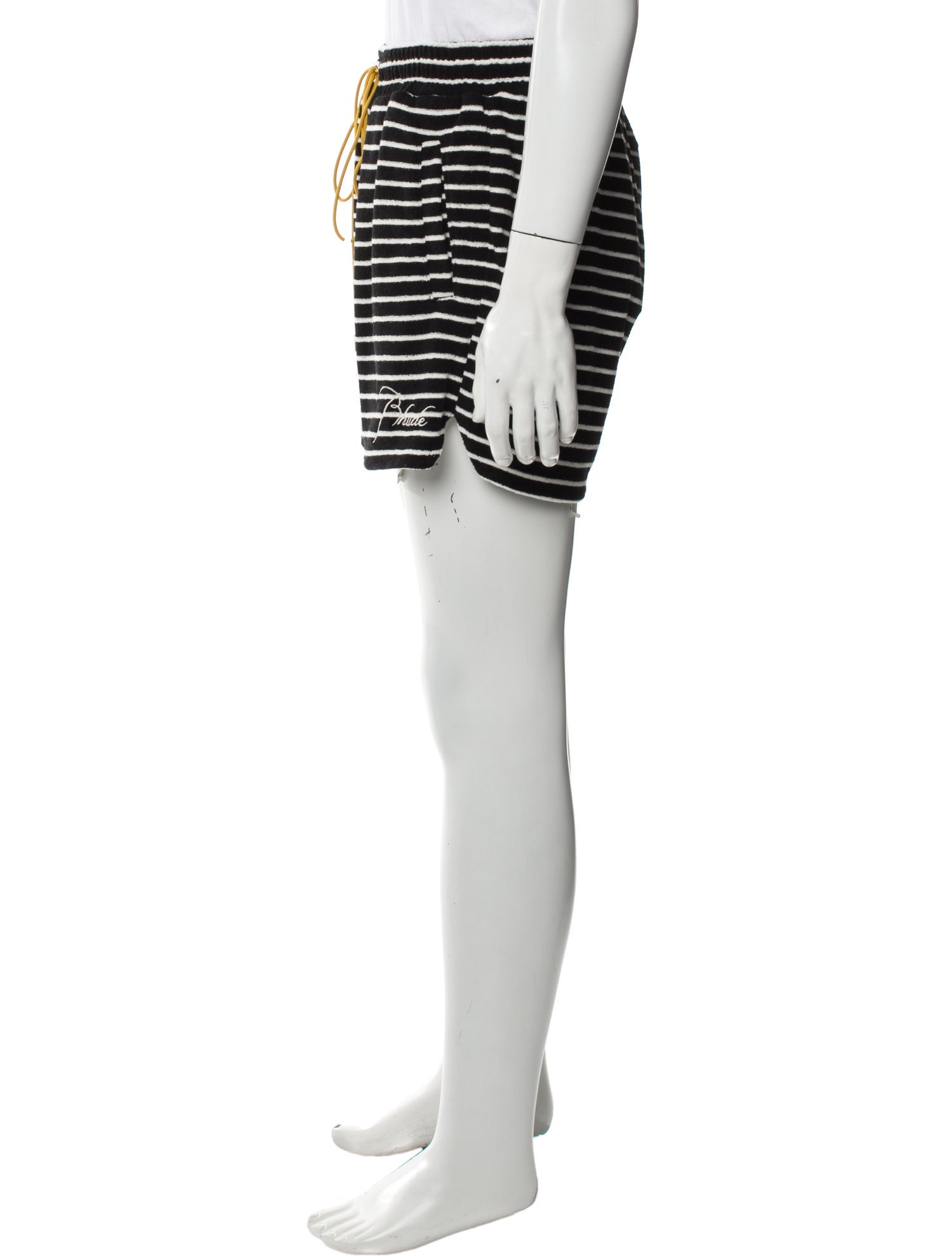 RHUDE Striped Jogger Shorts