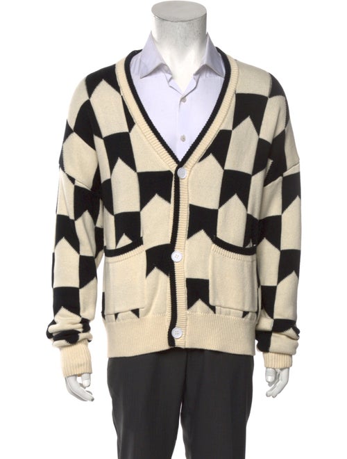 RHUDE Patterned Open Front Cardigan