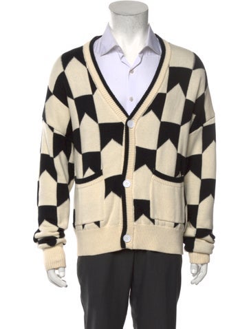 Rhude Sweaters Patterned Open Front Cardigan M