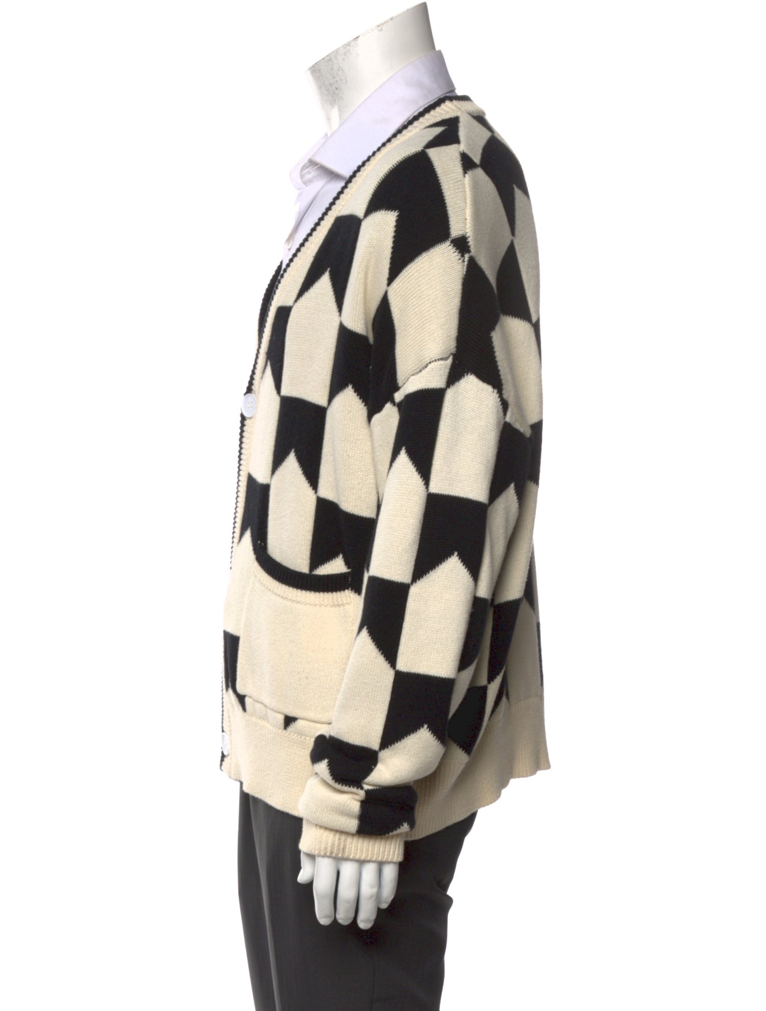 RHUDE Patterned Open Front Cardigan