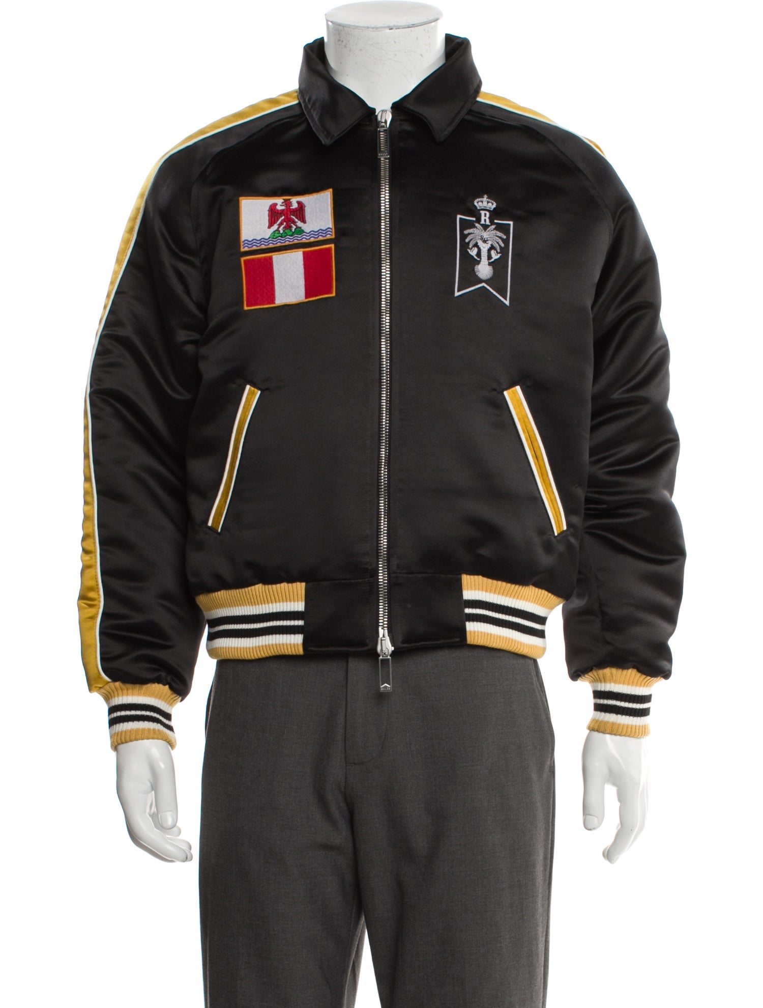 RHUDE Graphic Print Varsity Jacket w/ Tags