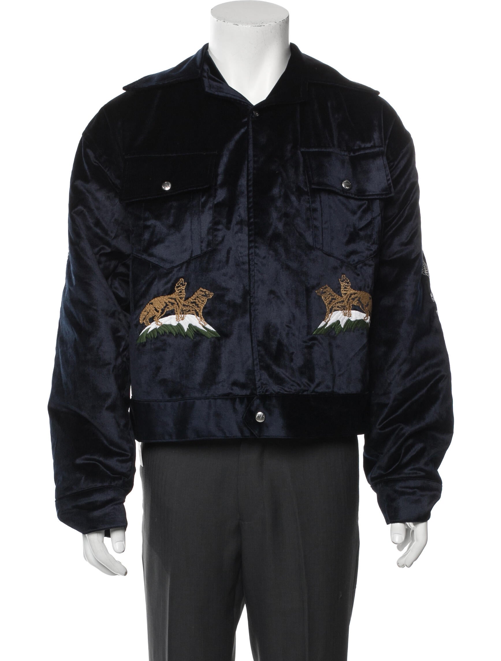 Supreme WISE Racing Varsity Jacket - Black Outerwear, Clothing ...