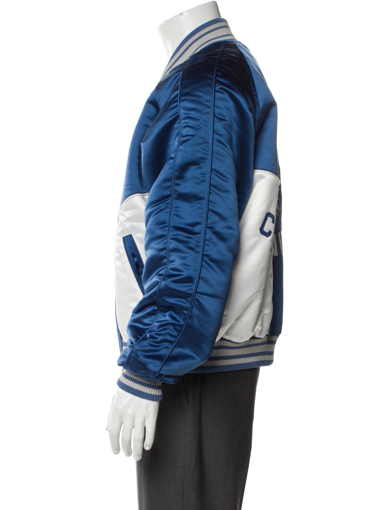 RHUDE Colorblock Pattern Bomber Jacket w/ Tags