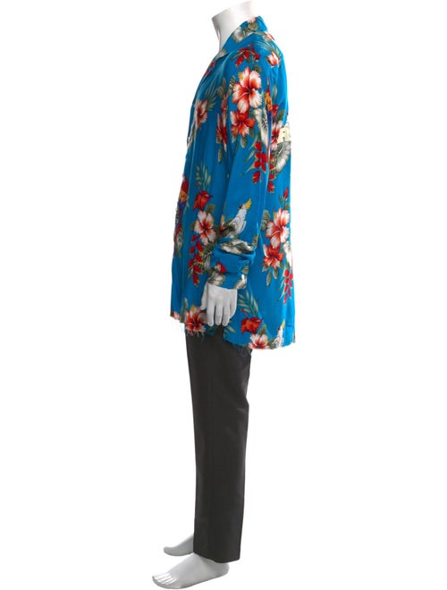 RHUDE Graphic Print Long Sleeve Shirt