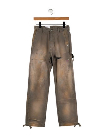 RHUDE Graphic Print Moto Pants