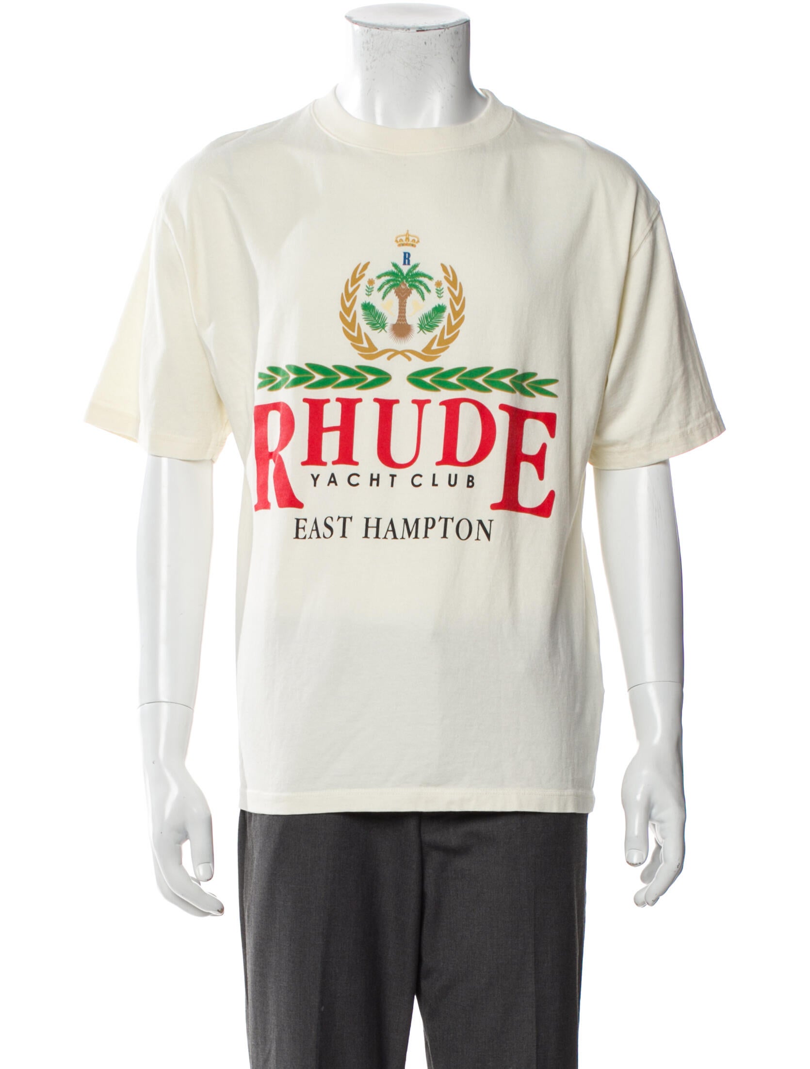 RHUDE Graphic Print Crew Neck T-Shirt