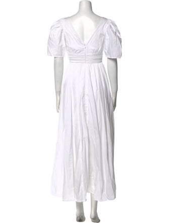 RHUDE V-Neck Long Dress