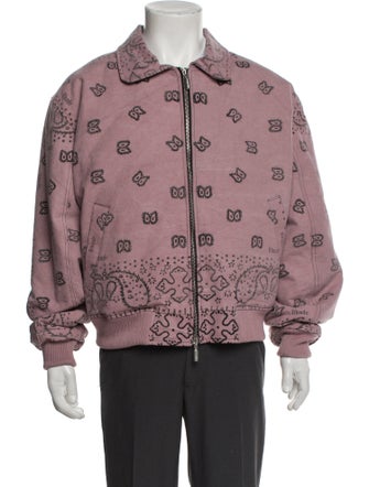 RHUDE Paisley Print Paisley Print Bomber Jacket