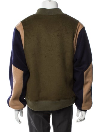 RHUDE Wool Graphic Print Varsity Jacket