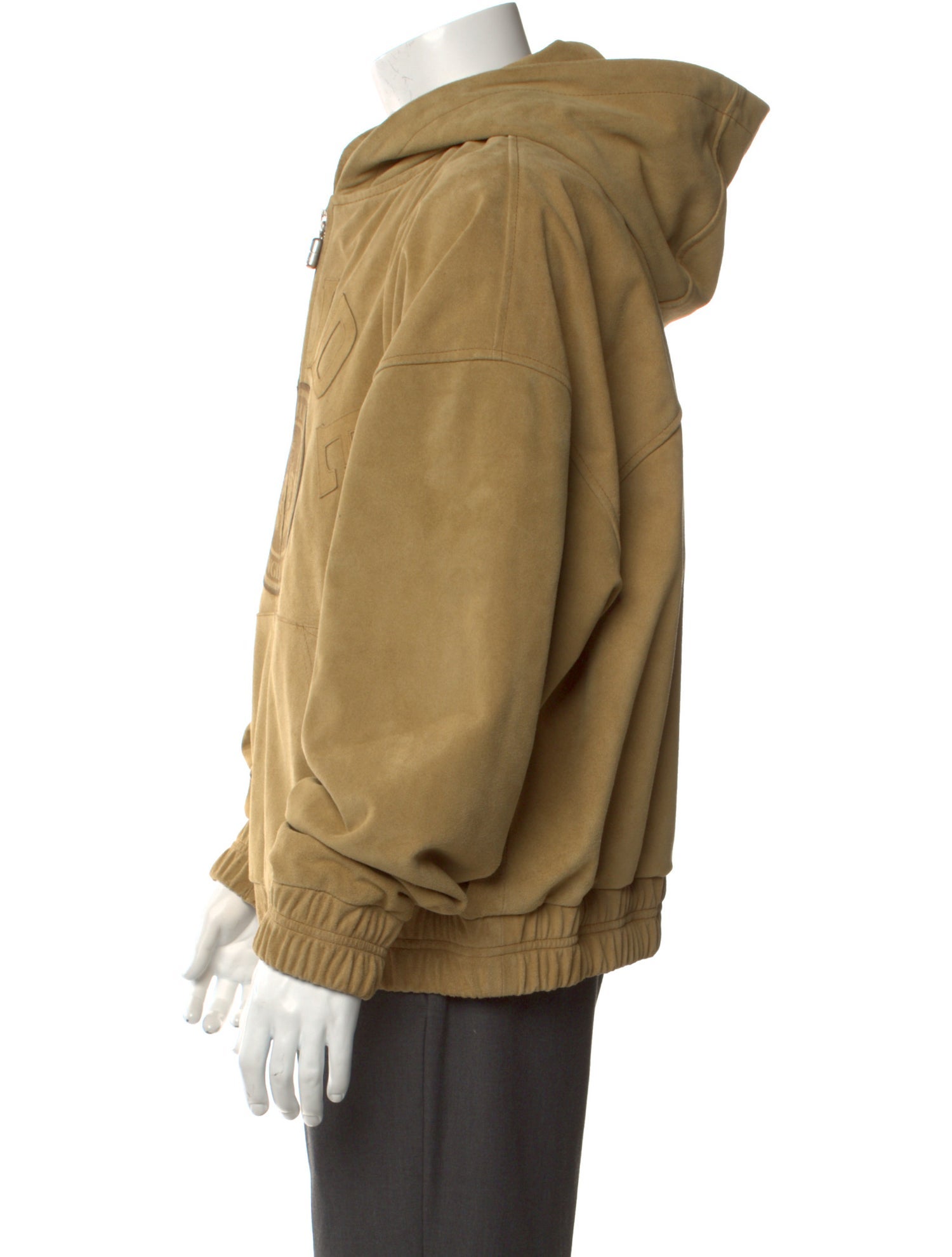 RHUDE Suede Crew Neck Hoodie