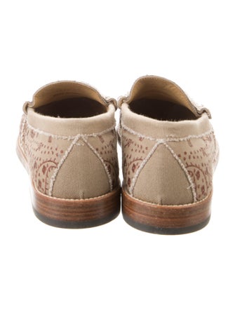 RHUDE Canvas Printed Loafers