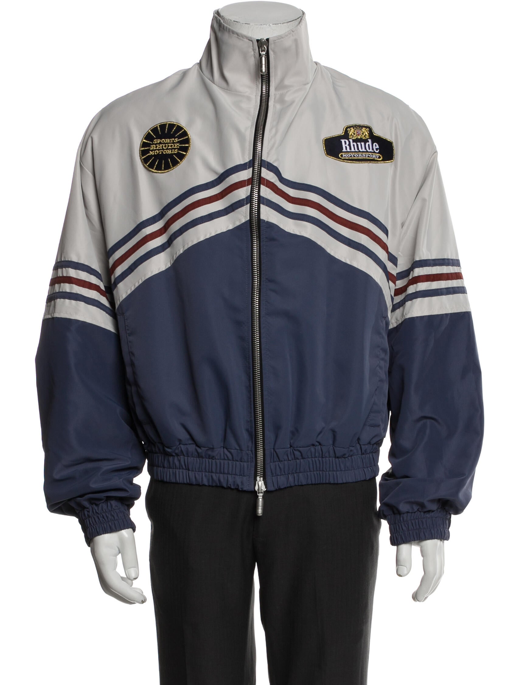 RHUDE Colorblock Pattern Windbreaker